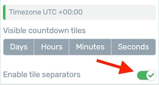 Enable Tile Seperators