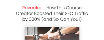 sales page course creator result