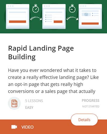 Rapid Landing Page Building