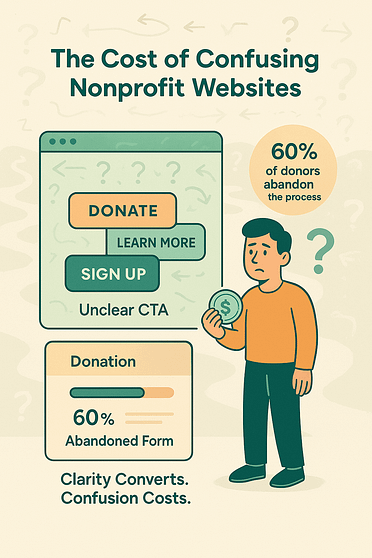 confusing non profit sites