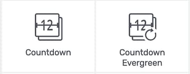 Countdown elements