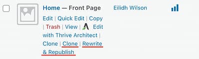 function options