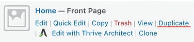 duplicate function