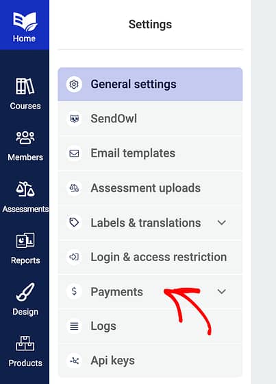 thrive-apprentice-payments-settings