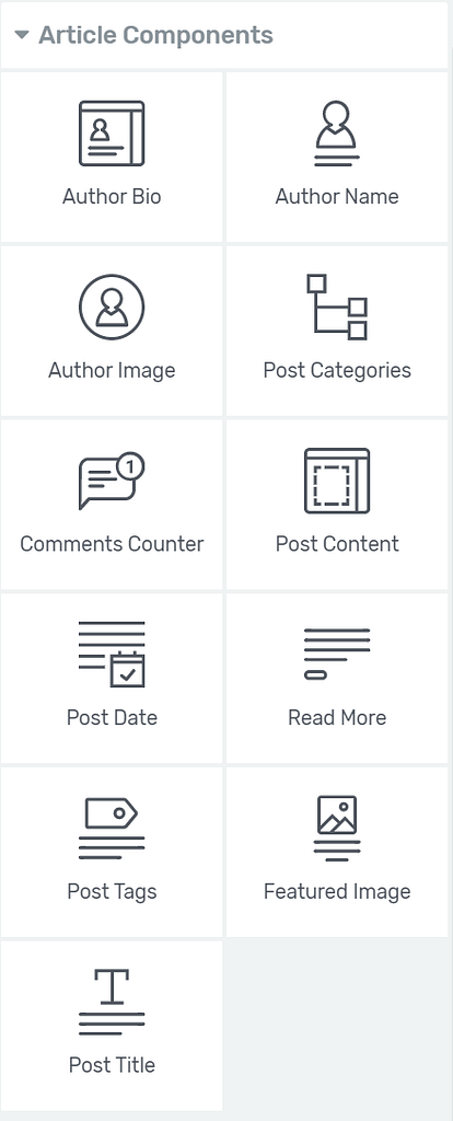 Article component (1)