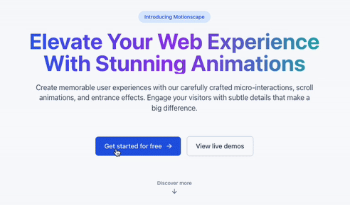 Micro animations