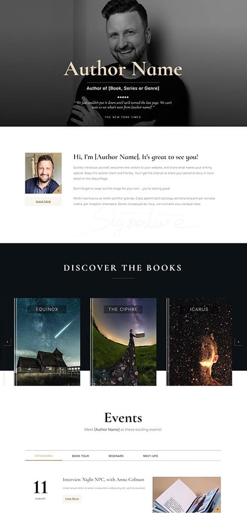 Bookwise WordPress Author Theme - Thrive Themes