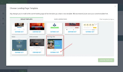How to create a one page website