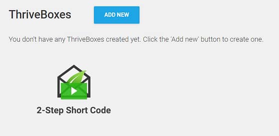 Add a New ThriveBox