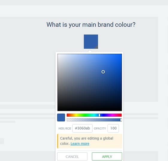 Brand color