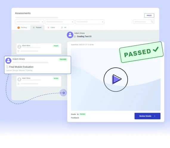 Assessments Course assesments