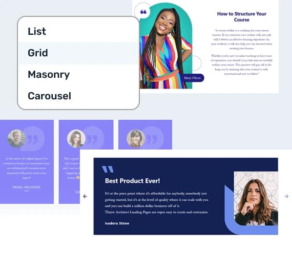 Testimonial Templates Customizable testimonial templates