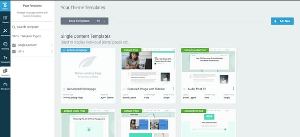 1. Templates in TTB