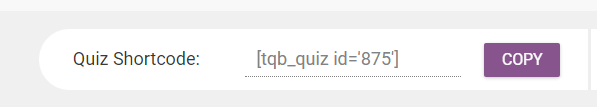 12. Quiz Shortcode