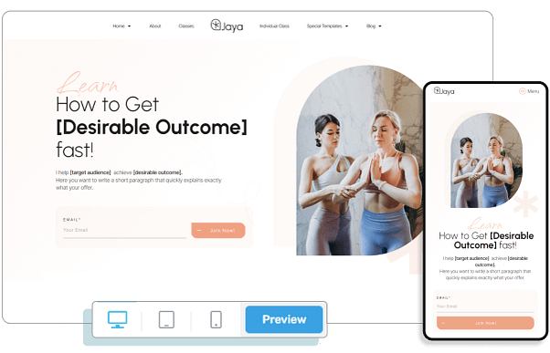Mobile responsive