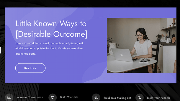 Sales page copy