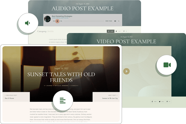 Custom post templates