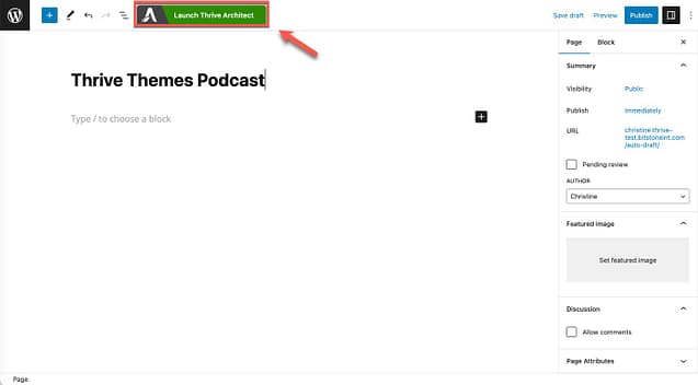 New Podcast page