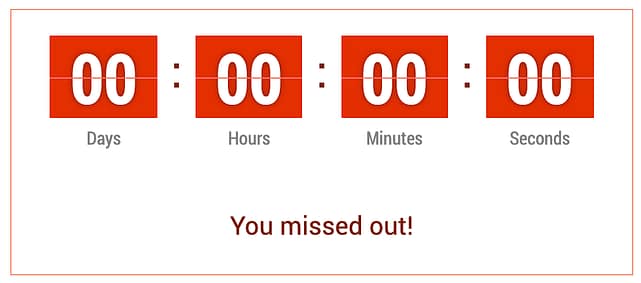 Show Expired Counts