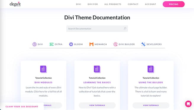 divi documentation