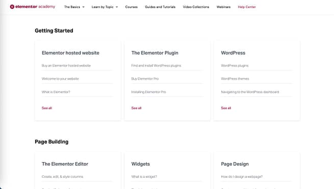 elementor documentation