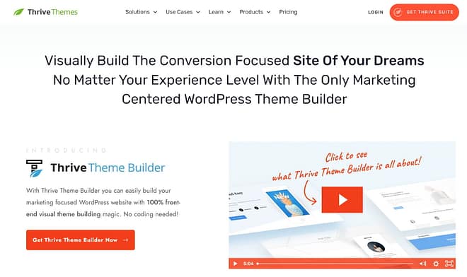thrive theme builder