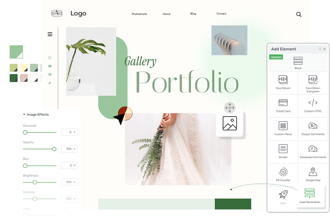 WordPress design tools example