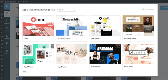 Themes Window