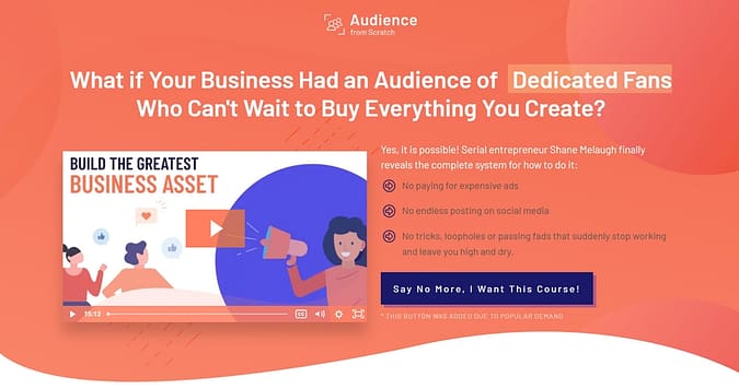 audience from scratch