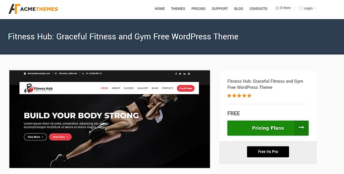 7. Fitness Hub