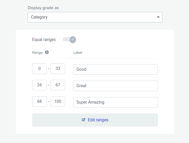 Category Setting