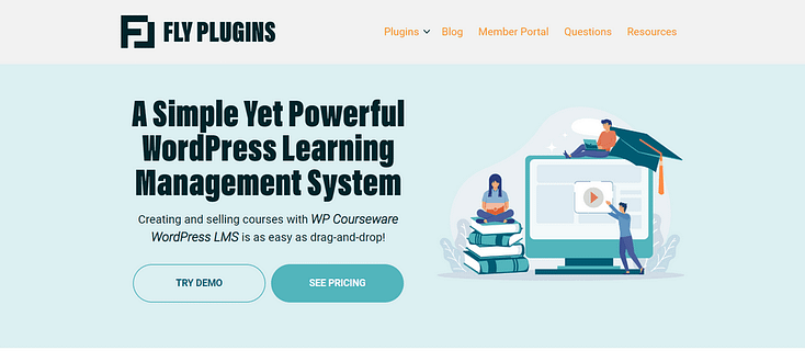 WP CourseWare splashpage