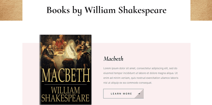 Snapshot of the “Books Overview” page designed in Bookwise by Tony in the video tutorial