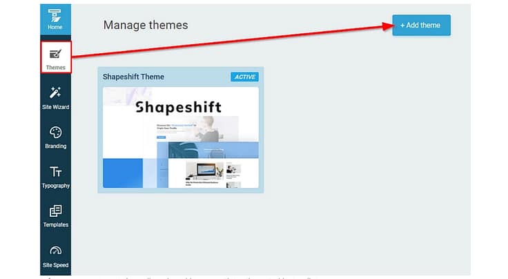 How to add a theme in Thrive Theme Builder