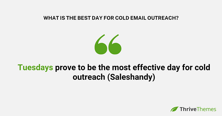 Cold email outreach