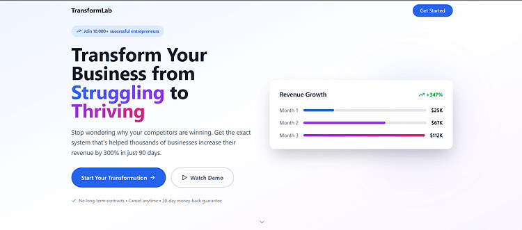 sales page
