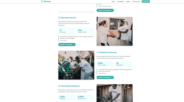 Programs Page