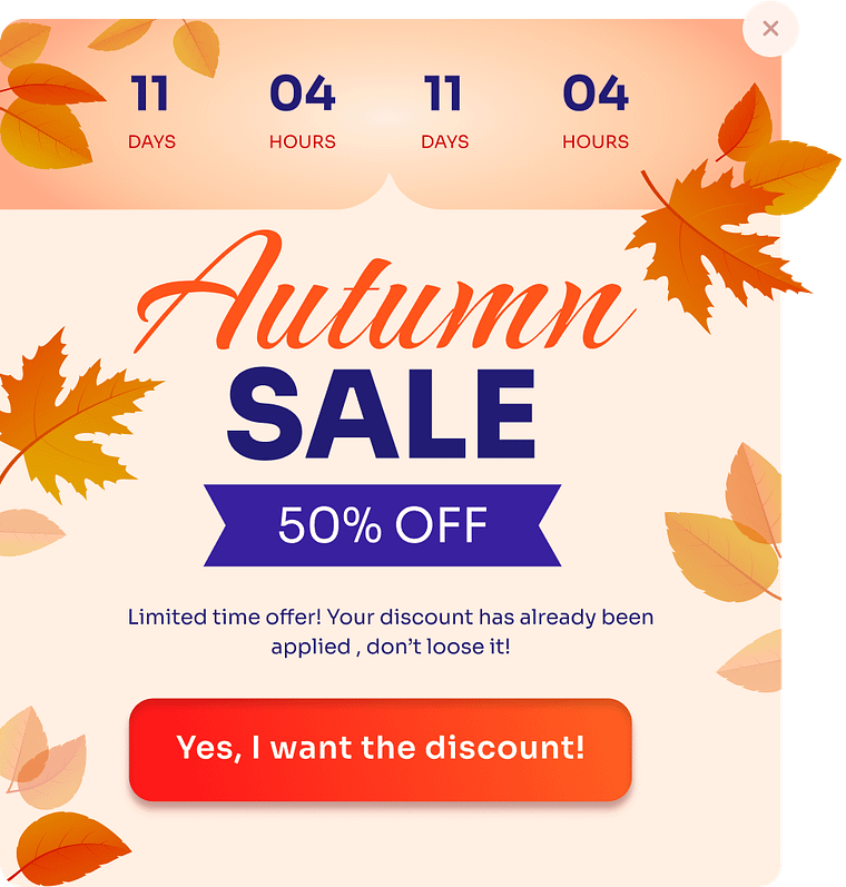 automn-sale-01-lightbox Fall sale templates in Thrive Leads