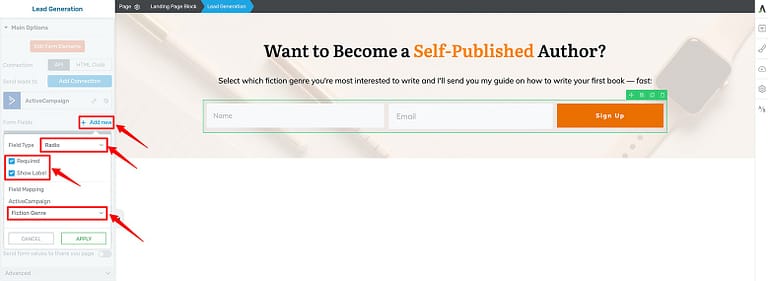 How to add Buttons to your Thrive Themes Lead Generation element.