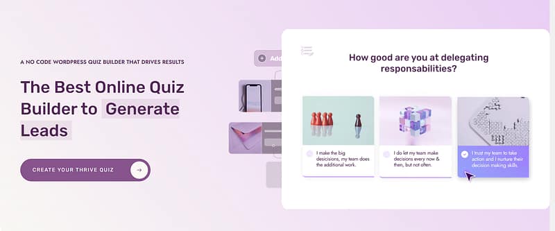 Thrive Quiz Builder new LP