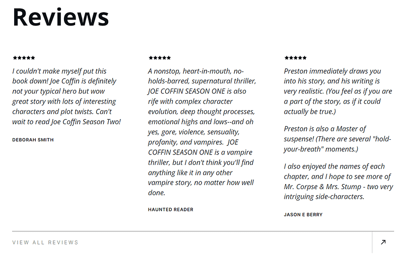 Ken Preston - Reviews Ken Preston - Reviews