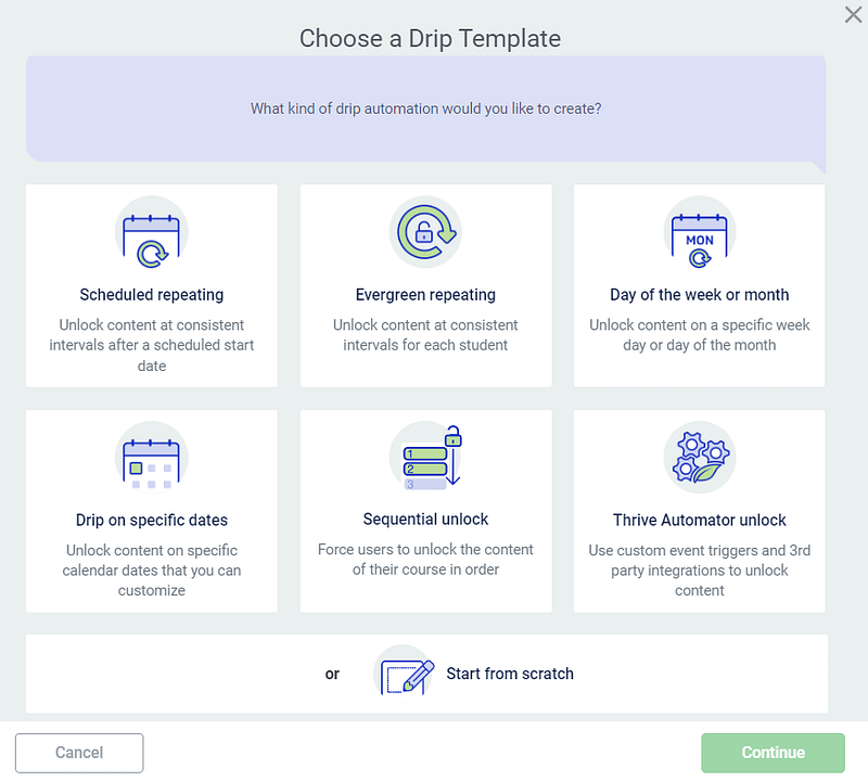 cohort-based course drip