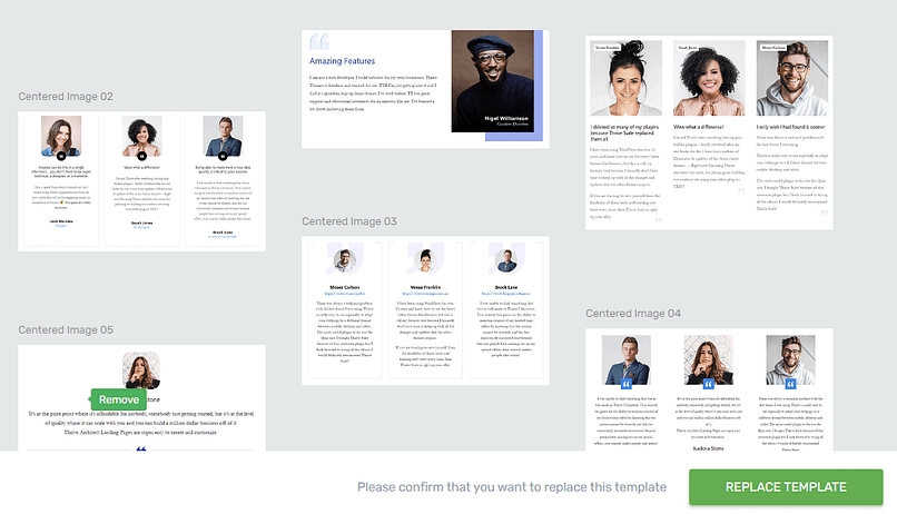 Thrive Ovation - Display Templates
