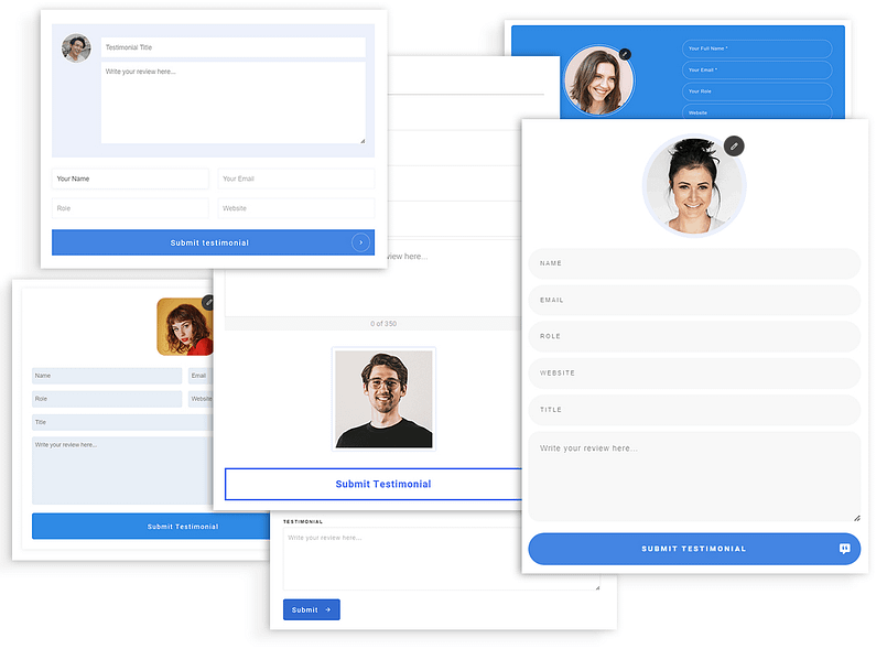 Thrive Ovations new testimonial capture form templates