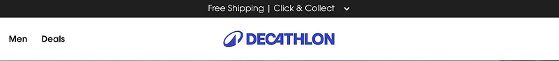 Free shipping in notification bar