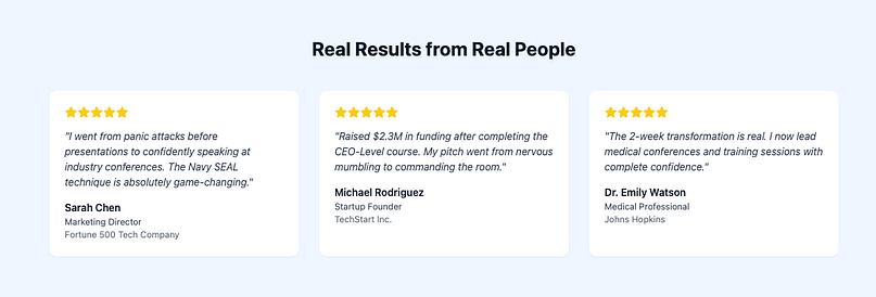 PPC landing page proof
