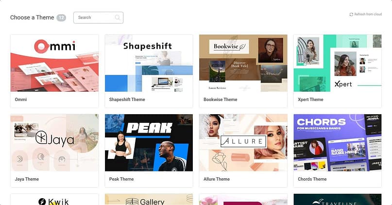 choose-a-starter-theme-thrive-theme-builder