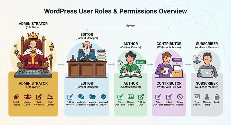 wordpressuserolesexplained