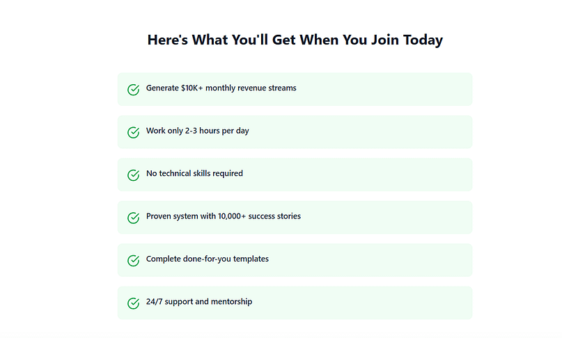 benefits