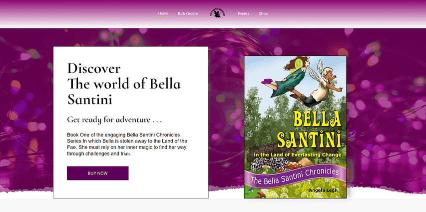 Bookwise Showcase - Angela Legh - Homepage